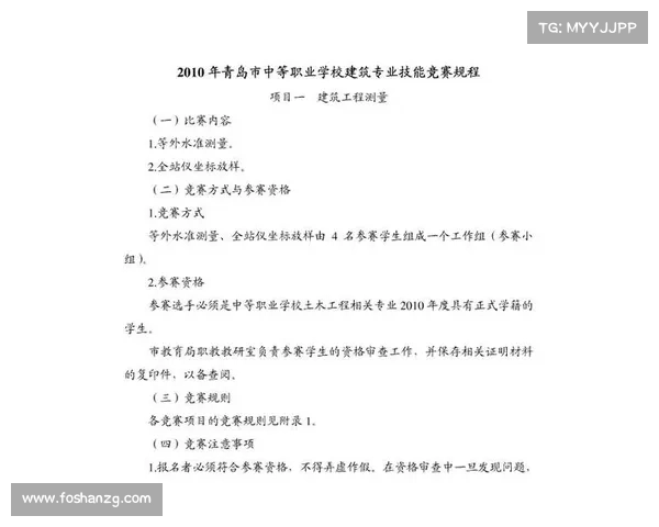 赛事规程的主要内容—赛事规程正式发布与全面阐释